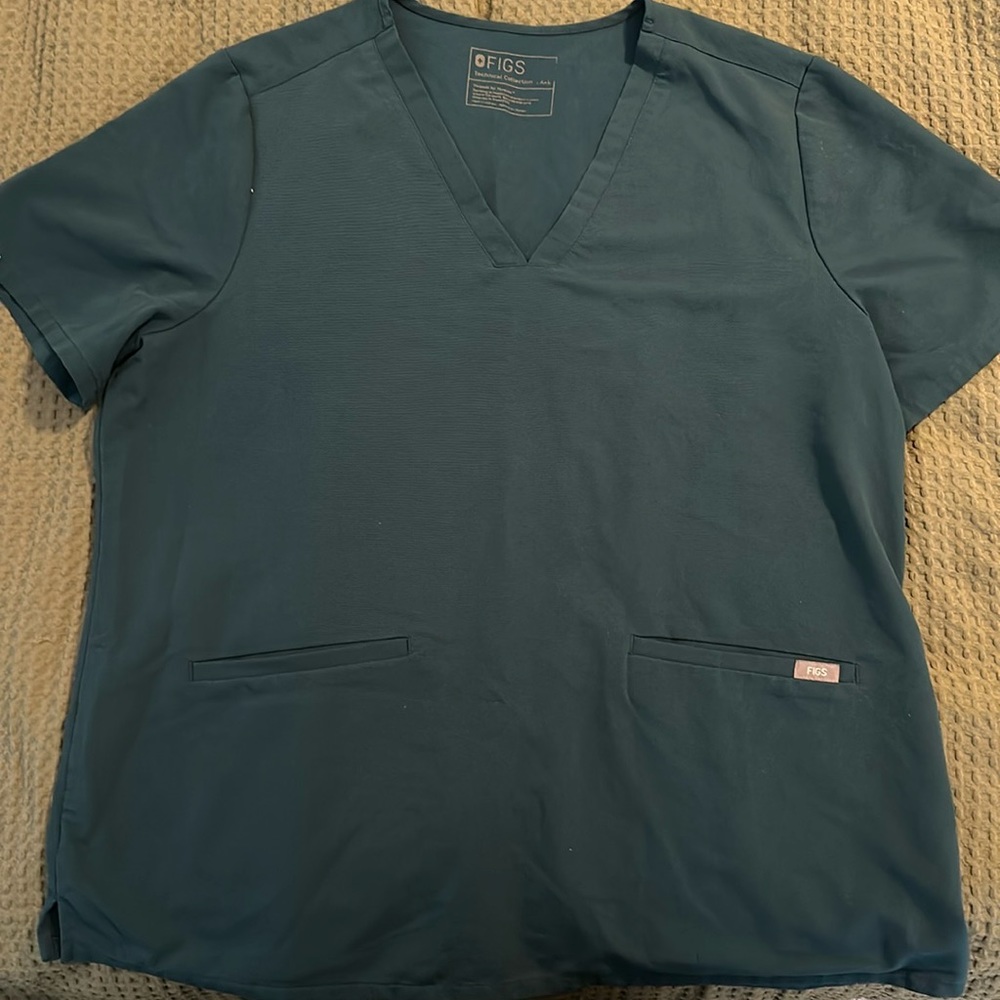 FIGS XXL WOMENS CARRIBEAN BLUE